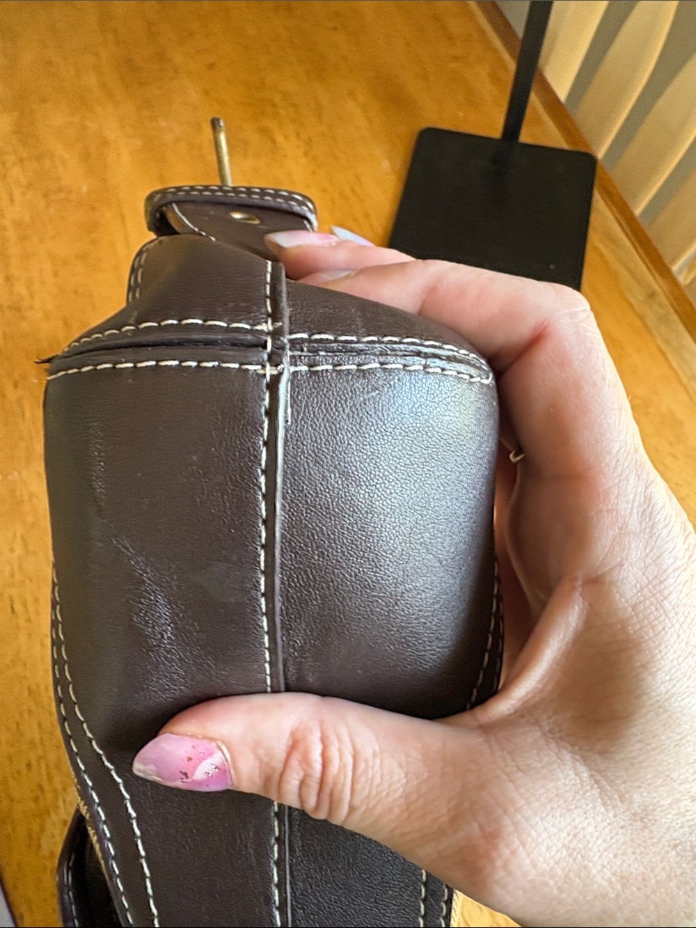 Coach Soho Brown Signature Shoulder Bag - Picture 7 of 10